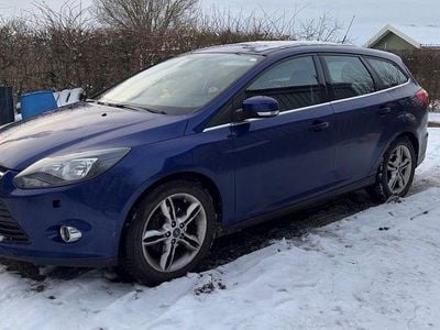 Blå Brugt 2014 Ford Focus Titanium Stationcar | 49.900 kr. (God pris)