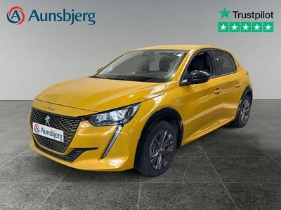 Gul Brugt 2022 Peugeot e-208 Allure Hatchback | 144.500 kr. (Fair pris)