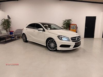 Hvid Brugt 2016 Mercedes A180 AMG line Hatchback | 139.990 kr. (Fair pris)