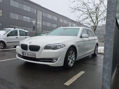 Hvid Brugt 2013 BMW 520 Stationcar | 100.900 kr. (Super pris)