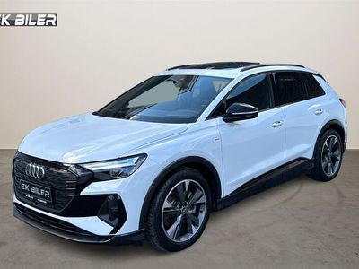 Hvid Brugt 2022 Audi Q4 e-tron S-Line SUV | 339.900 kr. (Lidt for dyr)