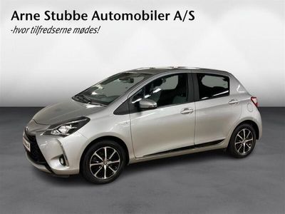 brugt Toyota Yaris Hybrid 1,5 Hybrid H3 Smartpakke E-CVT 100HK 5d Trinl. Gear