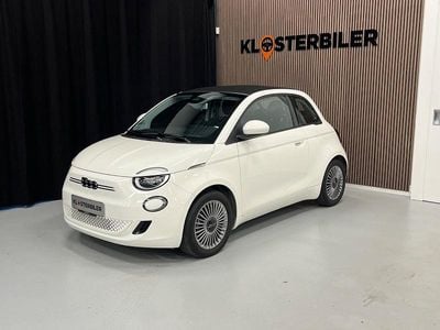 Hvid Brugt 2023 Fiat 500e Icon Cabriolet | 159.700 kr. (Fair pris)