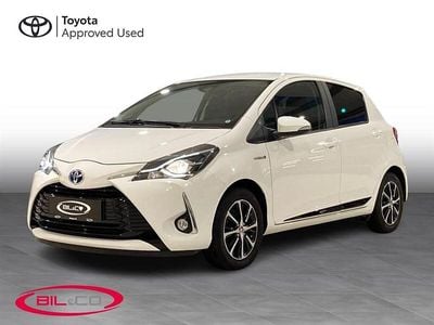 Hvid Brugt 2020 Toyota Yaris Hybrid H2 Hatchback | 154.900 kr. (Fair pris)