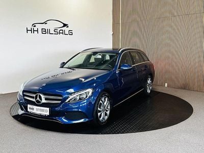 Blåmetal Brugt 2018 Mercedes C350e AMG line Stationcar | 279.700 kr.