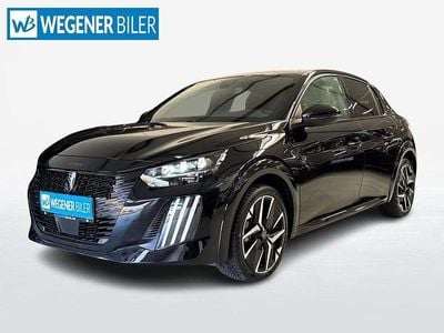 Sort Brugt 2024 Peugeot e-208 GT Hatchback | 184.800 kr. (Fair pris)