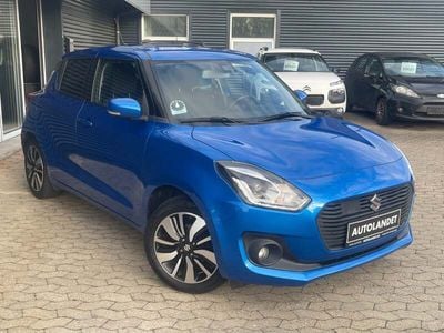 Blåmetal Brugt 2017 Suzuki Swift Exclusive Hatchback | 89.800 kr. (Lidt for dyr)