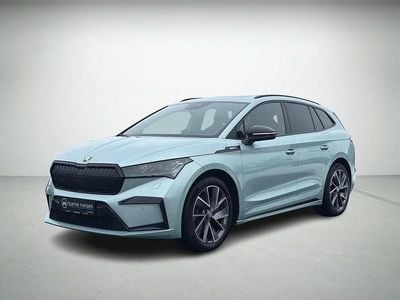 Brugt Skoda Enyaq iV SportLine 150 kW (204 HK) 2021 Sølvmetal SUV