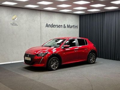 Brugt Peugeot e-208 Style 100 kW (136 HK) 2021 Rød Hatchback