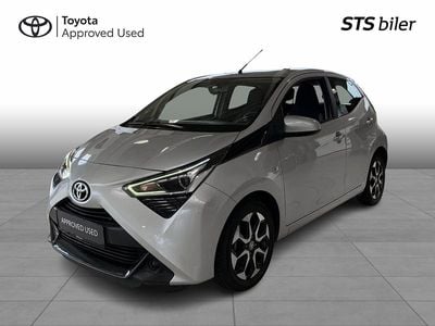1e7 satin silver Brugt 2019 Toyota Aygo X-plore Hatchback | 94.900 kr. (Fair pris)