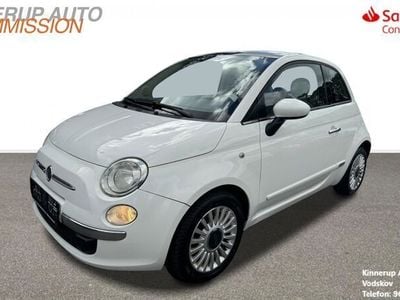 Hvid Brugt 2008 Fiat 500 Pop Hatchback | 32.900 kr. (Lidt for dyr)
