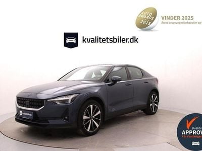 Brugt Polestar 2 Plus 300 kW (408 HK) 2022 Blå Hatchback