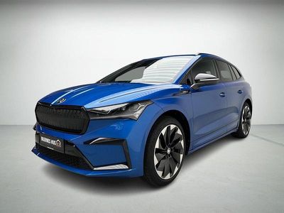 Blåmetal Brugt 2021 Skoda Enyaq iV SportLine SUV | 229.900 kr. (Dyr)