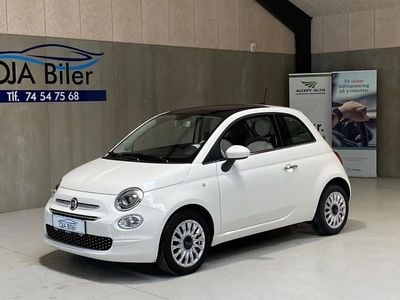 Hvid Brugt 2020 Fiat 500 Lounge Hatchback | 116.900 kr. (Dyr)