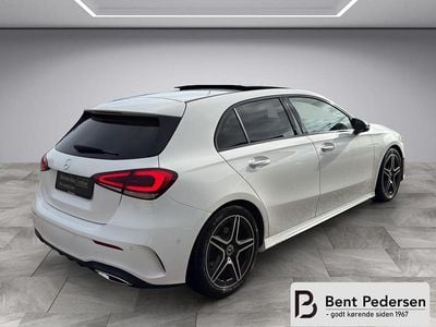 Polarhvid Brugt 2022 Mercedes A200 AMG line Hatchback | 349.900 kr.
