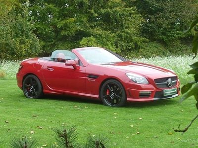 Rød Brugt 2012 Mercedes SLK55 AMG AMG Cabriolet | 295.000 kr.