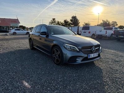 Gråmetal Brugt 2019 Mercedes C300e AMG line Stationcar | 289.700 kr. (Fair pris)
