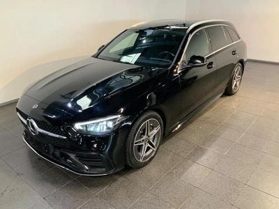 Sort Brugt 2022 Mercedes C220 AMG line Stationcar | 359.900 kr. (Fair pris)