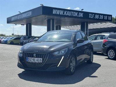 Sort Brugt 2020 Peugeot 208 Active Hatchback | 99.900 kr. (God pris)