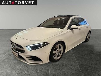Hvid Brugt 2020 Mercedes A200 AMG line Sedan | 259.700 kr. (Fair pris)
