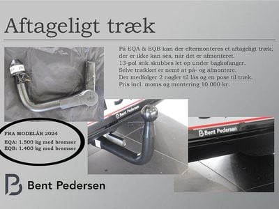 Polarhvid Brugt 2024 Mercedes EQA250+ AMG Edition 1 SUV | 344.990 kr. (Fair pris)