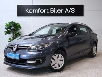 Blåmetal Brugt 2016 Renault Mégane III LIMITED Stationcar | 69.900 kr. (Fair pris)