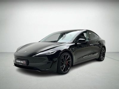 Sort Brugt 2024 Tesla Model 3 Performance Sedan | 424.900 kr.