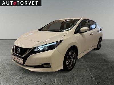 Hvid Brugt 2020 Nissan Leaf N-Connecta Hatchback | 89.700 kr. (Super pris)