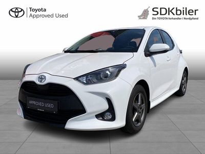 Hvid Brugt 2022 Toyota Yaris Comfort Hatchback | 159.900 kr.