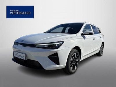 Hvid Ny 2025 MG MG5 EV Comfort Stationcar | 169.900 kr. (Fair pris)