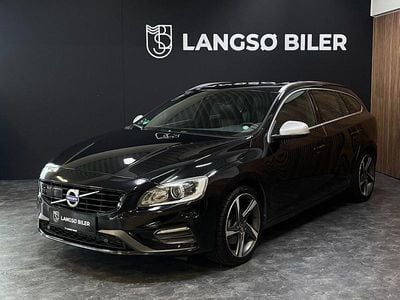 Brugt Volvo V60 R-Design 306 HK (225 kW) 2016 Sort Stationcar
