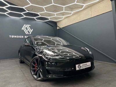 Sortmetal Brugt 2020 Tesla Model 3 Performance Sedan | 259.500 kr.