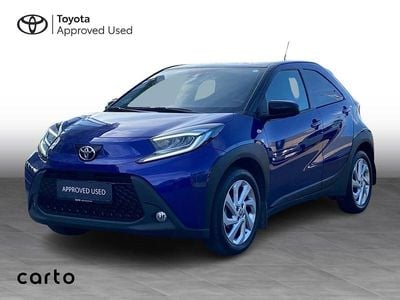 2vl juniper blue/night sky b Brugt 2022 Toyota Aygo Pulse Hatchback | 149.900 kr. (Fair pris)