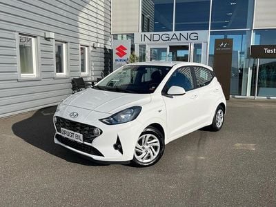 Polar whitesolid Brugt 2021 Hyundai i10 Advanced Hatchback | 104.900 kr. (Lidt for dyr)