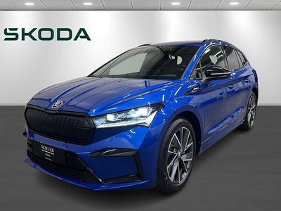 Blåmetal Brugt 2023 Skoda Enyaq iV SportLine SUV | 289.900 kr. (Dyr)