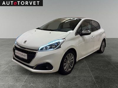 Brugt Peugeot 208 Desire Sky 100 HK (73 kW) 2017 Hvid Hatchback