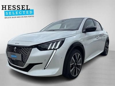 Hvid Brugt 2022 Peugeot e-208 GT Hatchback | 139.900 kr. (God pris)