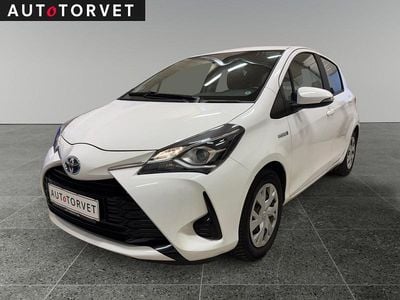 Brugt Toyota Yaris Hybrid H2 100 HK (73 kW) 2017 Hvid Hatchback