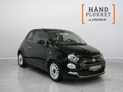 Brugt Fiat 500 Lounge 80 HK (58 kW) 2016 Sortmetal