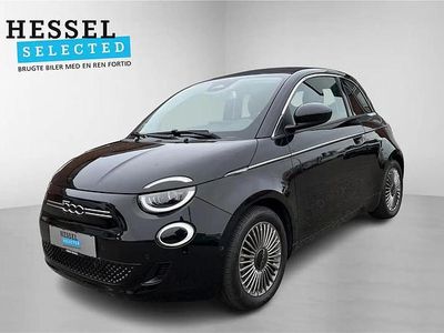 Sortmetal Brugt 2023 Fiat 500e Icon Cabriolet | 154.900 kr. (Fair pris)