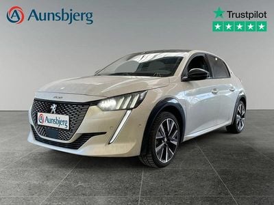 Hvid Brugt 2022 Peugeot e-208 GT Hatchback | 157.500 kr. (Fair pris)