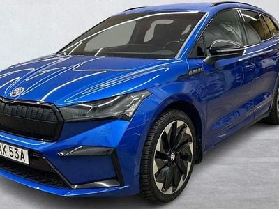Blåmetal Brugt 2021 Skoda Enyaq iV SportLine SUV | 274.900 kr. (Fair pris)