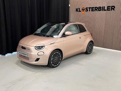 Lyserødmetal Brugt 2023 Fiat 500e La Prima | 159.700 kr. (Fair pris)