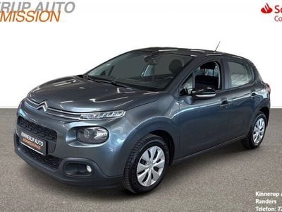 Gråmetal Brugt 2017 Citroën C3 Feel Hatchback | 54.700 kr.