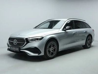 Sølv Brugt 2024 Mercedes E300 AMG line Stationcar | 779.900 kr.