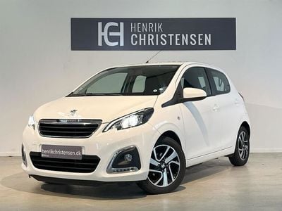 Hvid Brugt 2021 Peugeot 108 Allure+ Hatchback | 94.900 kr. (Lidt for dyr)