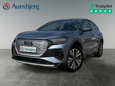 Lysblå metal Brugt 2024 Audi Q4 Sportback e-tron SUV | 322.500 kr.