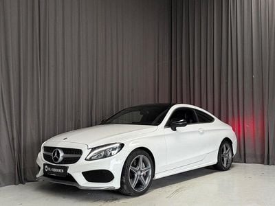 Brugt Mercedes C200 AMG line 184 HK (135 kW) 2017 Hvid Coupe