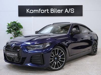 Brugt BMW i4 M Sport 400 kW (544 HK) 2022 Mørkblåmetal Sedan