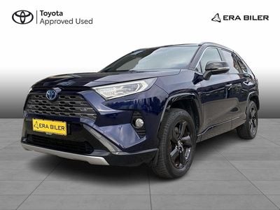 Mørkblå metal Brugt 2021 Toyota RAV4 Hybrid H3 Style SUV | 219.900 kr.